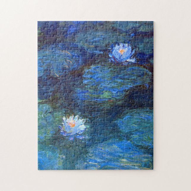 Puzzle Etang Lily dans Blue Claude Monet Fine Art (Vertical)