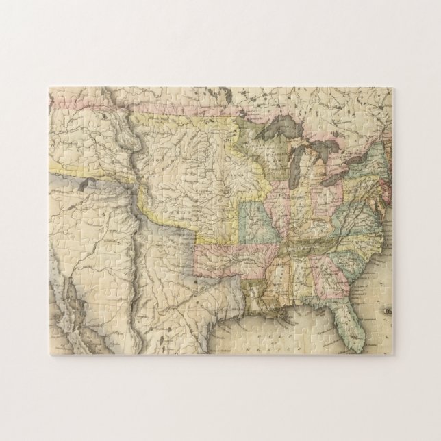 Puzzle États-Unis 29 (Horizontal)