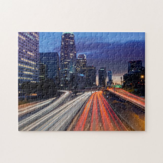 Puzzle États-Unis, Californie, Los Angeles, 110 Freeway (Horizontal)