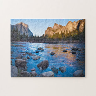 Puzzle États-Unis, Californie. Réflexions rocheuses dans