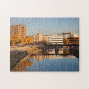Puzzle États-Unis, Dakota du Sud, Sioux Falls, City Skyli
