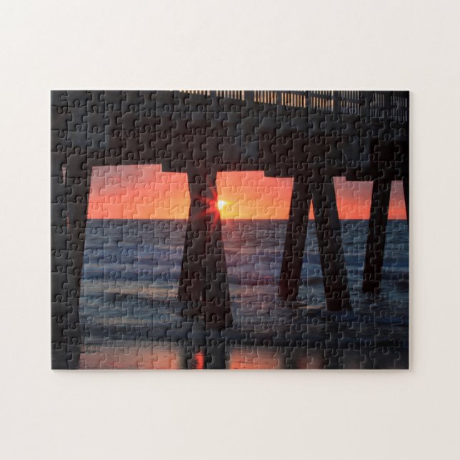 Puzzle États-Unis, Géorgie, île de Tybee, Tybee Pier (Horizontal)
