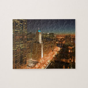 Puzzle États-Unis, Illinois, Chicago: La boucle : Bâtimen