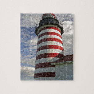 Puzzle États-Unis, Maine, Lubec. West Quoddy Head