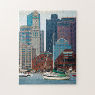 Puzzle États-Unis, Massachusetts. Skyline du front de mer