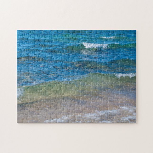 Puzzle États-Unis, Michigan. Eaux Claires Du Lac Supérieu (Horizontal)