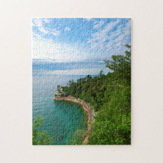 Puzzle États-Unis, Michigan. Formation de Castle Rock de  (Vertical)
