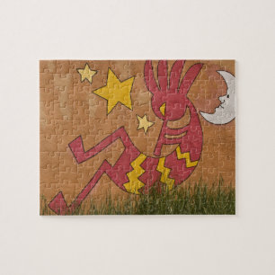 Puzzle États-Unis, Nouveau-Mexique, Père Noël Fe. Murale