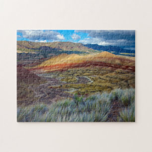 Puzzle États-Unis, Oregon. Paysage Des Collines Peintes