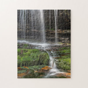 Puzzle États-Unis, Pennsylvanie, Benton. Cascade délicate