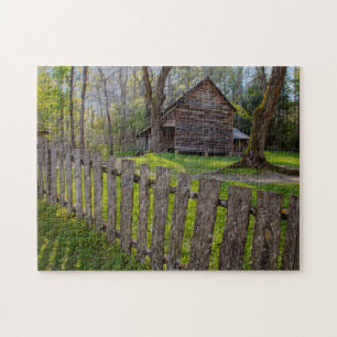Puzzle États-Unis, Tennessee, cabine dans Cades Cove