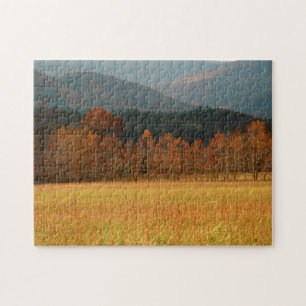Puzzle États-Unis, Tennessee. Cades Cove In Smoky Mounta