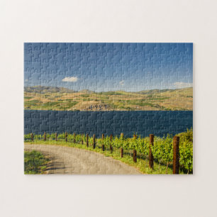 Puzzle États-Unis, Washington, Lac Chelan. Vignoble