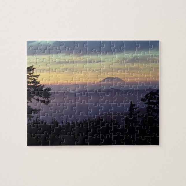 Puzzle États-Unis, Washington. Le mont Sainte-Hélène (Horizontal)