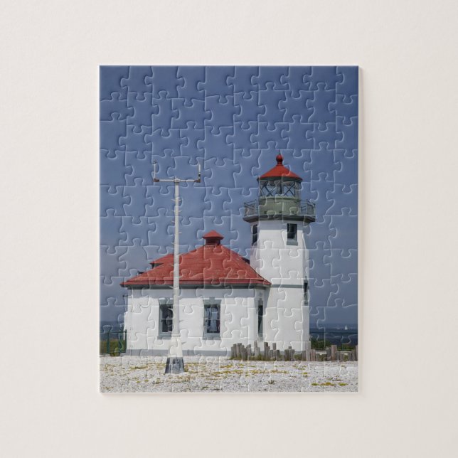 Puzzle États-Unis, Washington, Seattle, Alki Point Lighth (Vertical)