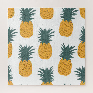 Puzzle Été ananas : Vintage coloré.