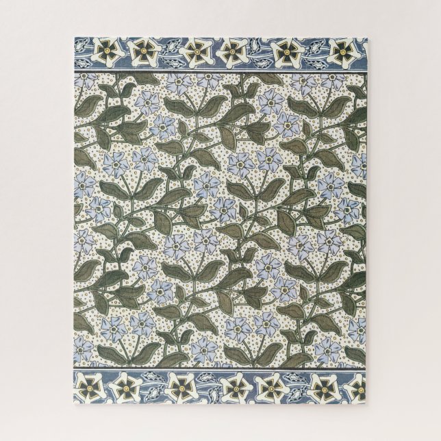Puzzle Été Périwinkel Fleur Plutôt Élégant Floral (Vertical)