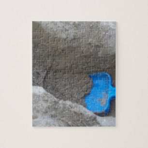 Puzzle Été Plage creusant le sable, Scoop, jouer