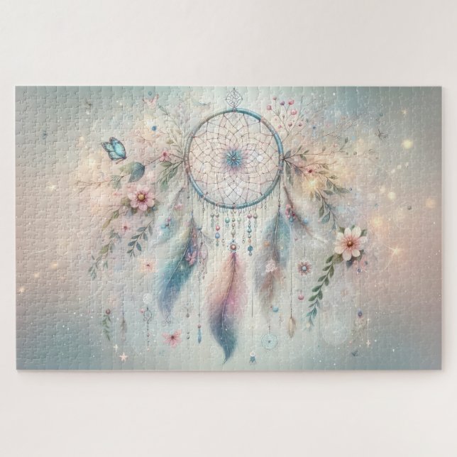 Puzzle Ethereal Boho Dreamcatcher (Horizontal)