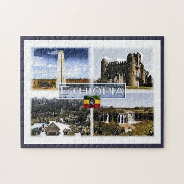 Puzzle Ethiopie - Mosaic - (Horizontal)