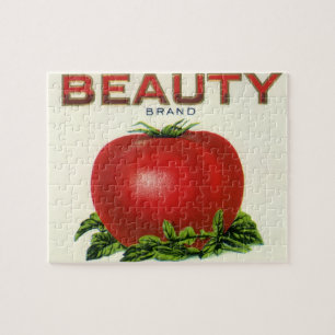 Puzzle Étiquette vintage de fruit, Arcadia Beauté Tomates
