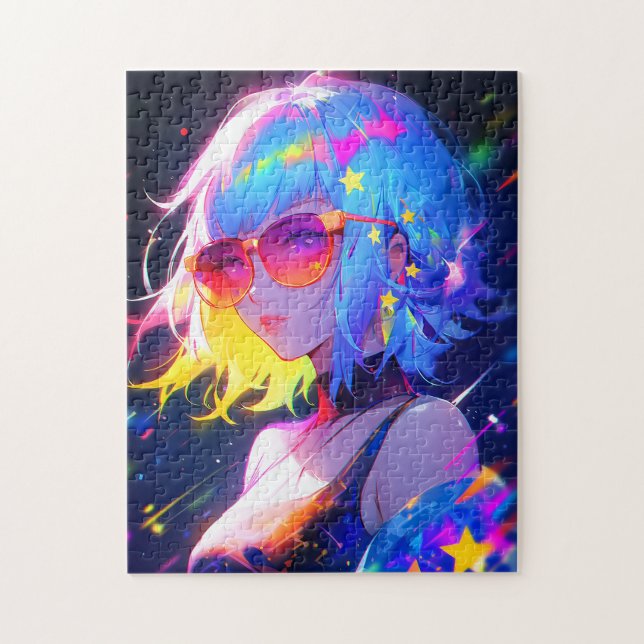 Puzzle Étoiles de fille Anime (Vertical)