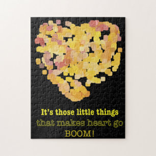 Puzzle Être en amour citation : Ce sont ces petites chose