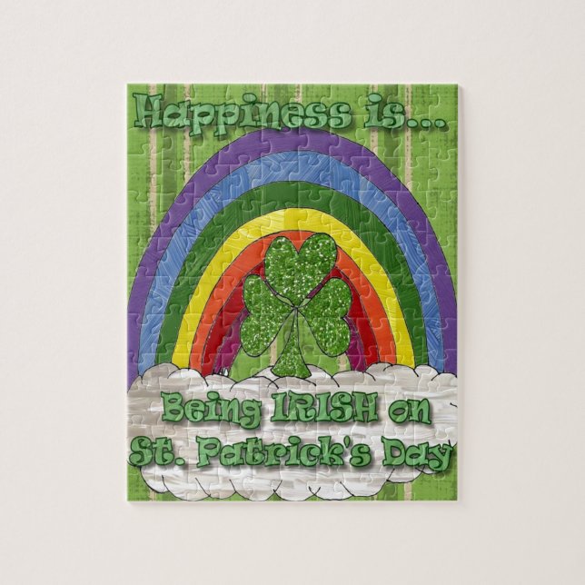 Puzzle Être Irlandais le jour de la Saint-Patrick (Vertical)