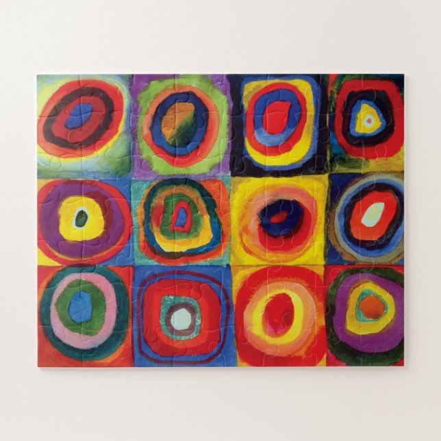 Puzzle Étude de couleur par Wassily Kandinsky (Horizontal)