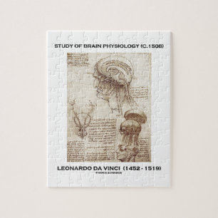 Puzzle Étude de la physiologie de cerveau (C. 1508) da
