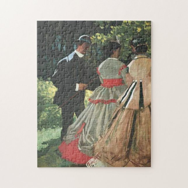 Puzzle Étude Le é jeuner sur l'herbe Monet Beaux-Arts (Vertical)