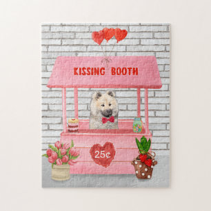 Puzzle Eurasier Chien Valentine's Day Kissing Booth