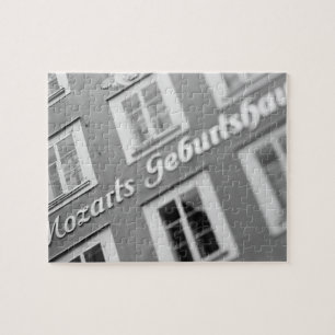 Puzzle Europe, Autriche, Salzbourg. Lieu de naissance de
