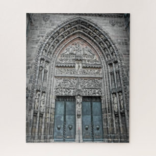 Puzzle Europe Church Doors-Nurenberg Allemagne-16x20-520 