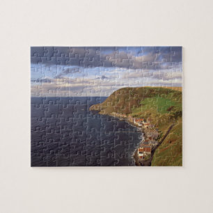 Puzzle Europe, Ecosse, Aberdeen. Vue en surplomb