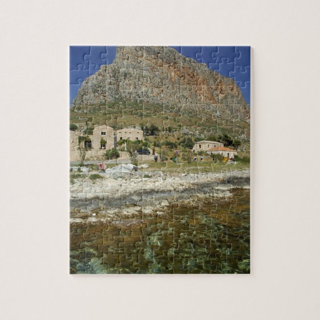 Puzzle Europe, Grèce, Péloponnèse, Monemvasia. Les 2 (Vertical)
