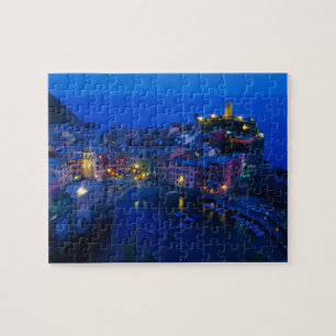 Puzzle Europe, Italie, Cinque Terre, Vernazza. Côte escar