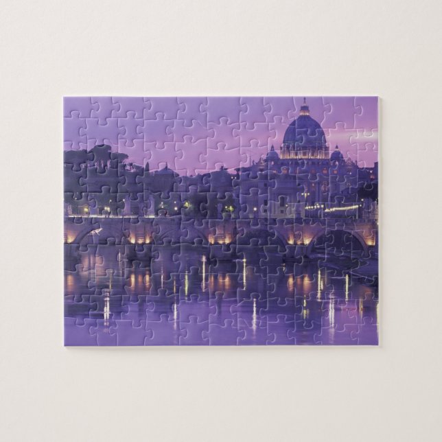 Puzzle Europe, Italie, Rome. Saint-Pierre et Ponte Sant (Horizontal)