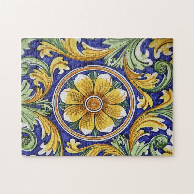 Puzzle Europe, Italie, Sicile, Taormina. Traditionnel 4 (Horizontal)