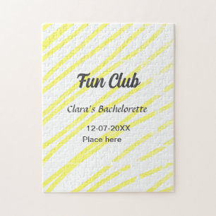 Puzzle événement Fun Club enterrement de vie de jeune fil
