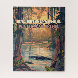 Puzzle Everglades Parc National Alligator Marécage Florid