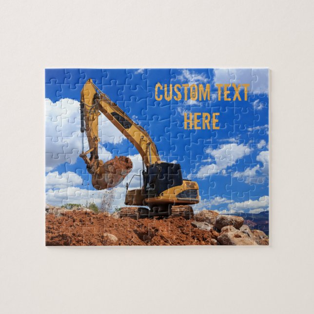Puzzle Excavateur de tracteur (Horizontal)