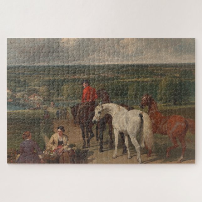 Puzzle Exercice des chevaux royaux (art équin) (Horizontal)