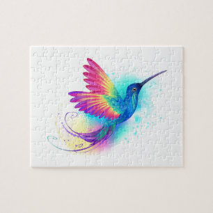 Puzzle Exotic Rainbow Hummingbird