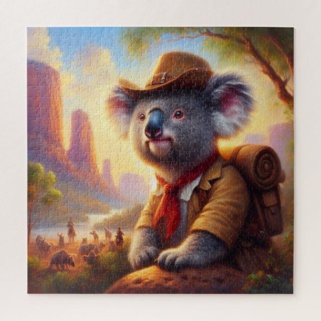 Puzzle Explorateur Koala (Vertical)
