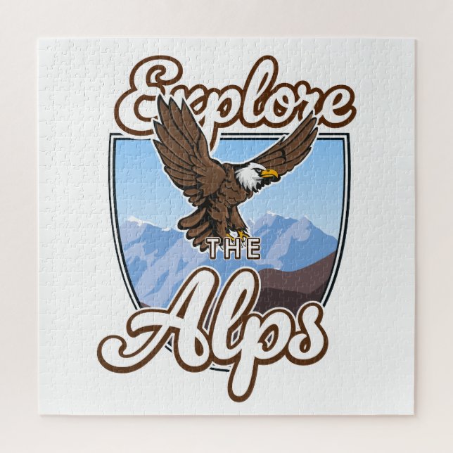 Puzzle Explorer les Alpes  (Vertical)