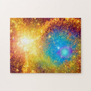 Puzzle Explosion dorée de Supernova dans l'espace Extraor