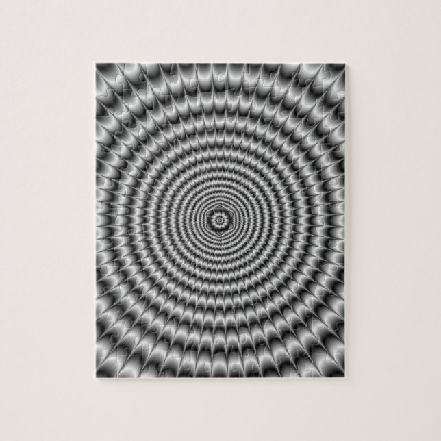 Puzzle  Explosion in Silver (Vertical)
