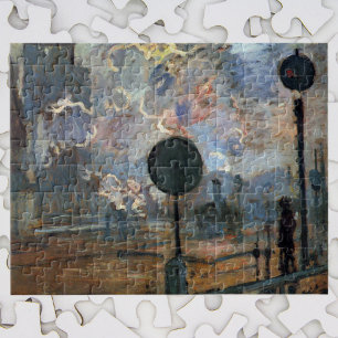 Puzzle Exterior of Gare Saint-Lazare by Claude Monet