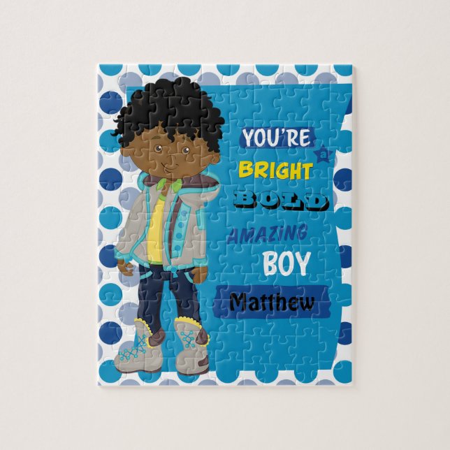 Puzzle Extraordinaire Black Boy (Vertical)
